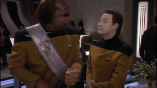 TNG Data trolls Worf Liaisons [upl. by Yreffej]