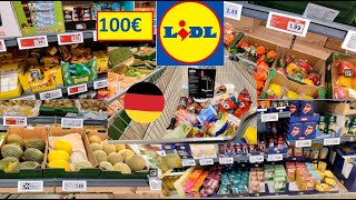 🇩🇪 100€ Grocery Shopping at Lidl in Germany turn ENGLISH SUBTITLES ON [upl. by Laveen834]