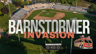 ChathamKent Barnstormers visit the London Majors Tour of Labatt Park in London ON [upl. by Noirred]