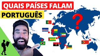 🌎 Quais Países que Falam PORTUGUÊS no MUNDO shorts [upl. by Okubo]