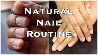 DIY At Home Manicure  How To Have Pretty Natural Nails  DeSade [upl. by Norvall840]