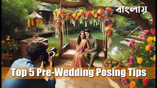 Top 5 PreWedding Posing Tips Perfect Couple Poses for Stunning Photos [upl. by Bates]