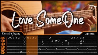 Lukas GrahamLove Someone Cover Fingerstyle  TAB Tutorial [upl. by Akinahc]