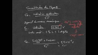 Méthode scientifique  calcul dune incertitude de type B avec indication constructeur [upl. by Arde]