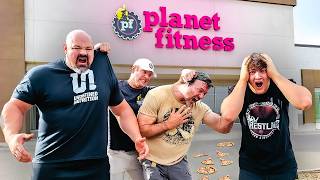 KICKED OUT OF PLANET FITNESS FOR ARM WRESTLING WITH DEVON LARRATT [upl. by Linnea57]