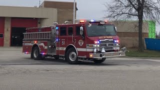 Olathe fire dept engine 51 responding [upl. by Gausman]