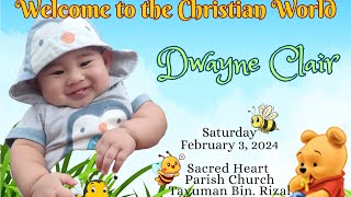 Paperless invitation  Digital Invitation  Christening Invitation sample [upl. by Sorenson]