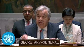 Nuclear Disarmament Is the First Step for Peace Says UN Chief  Security Council  United Nations [upl. by Aitnauq]