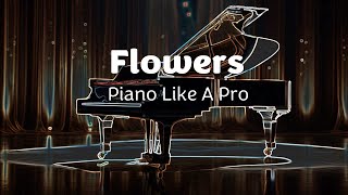 Miley Cyrus  Flowers  Beautiful piano rendition pianocover [upl. by Kerrill179]