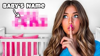 DREAM BABY NURSERY REVEAL sneak peek of baby girls name [upl. by Davidson677]