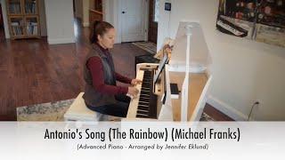 Antonios Song The Rainbow  Michael Franks  Advanced Piano Sheet Music [upl. by Ariem]