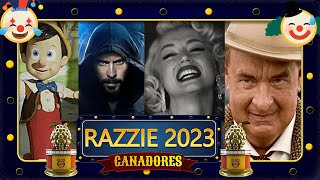 RAZZIE 2023 lista de ganadores razzie [upl. by Refennej]