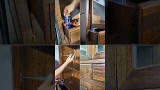 Efficient Door Panel Installation Aluminum Cabinet Door Mounting Solution [upl. by Llerryt904]