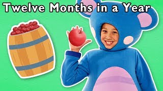 Twelve Months in a Year  More  Mother Goose Club Nursery Rhymes [upl. by Assenar]