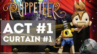 Puppeteer  Gameplay Story Walkthrough Part 1  Act 1 Curtain 1 HD Stolen Away [upl. by Annodas]