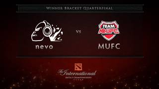 Nevo vs MUFC  Winner Quarterfinal  German Commentary  Dota 2 International [upl. by Aretha492]