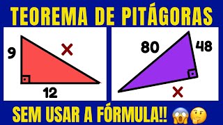 AGORA O TEOREMA DE PITÁGORAS FICOU FÁCIL DE ENTENDER 🤔AGORA VOCÊ APRENDE [upl. by Baun]