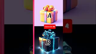 😍🎁 Choose One 🎁🥰 shorts  gift viral Gift box [upl. by Akenahs]