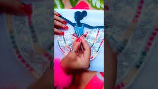 How To make a easy dress designs artwith creative dress fashionshots yt shorts art by Jyoti [upl. by Ellertal]