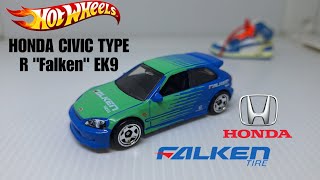 Hotwheels Honda Civic Type R Falken tire [upl. by Jannelle]