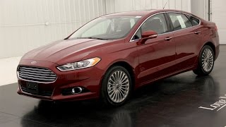 2016 Ford Fusion Titanium Standard Equipment amp Available Options [upl. by Nailij]