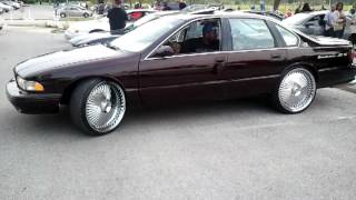 96 Impala SS on 26quot DUB Bellagios amp 87 LeSabre on 6s [upl. by Darb180]