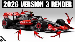 First Look At Official 2026 Render F1 Car Version 3 And Everything We Need To Know [upl. by Aitnuahs]