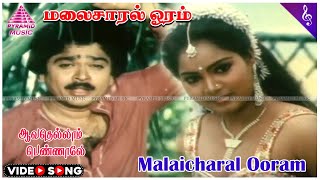 Aavathellam Pennale Movie Song  Malaicharal Ooram Video Song  S Ve Shekher  Viji  Shankar Ganesh [upl. by Andie]