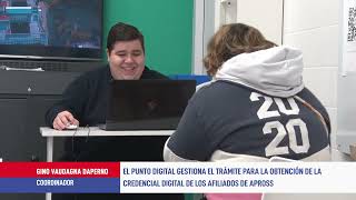 Se tramita la credencial digital de Apross en el Punto Digital  G Vaudagna [upl. by Sobel]