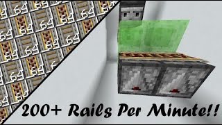 INFINITE RAIL FARM IN Minecraft  Survival 120 GLITCH [upl. by Ferd782]