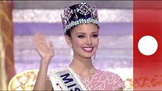 Miss Monde est philippine Miss France première dauphine [upl. by Enilegnave]