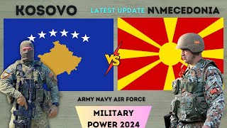 Kosovo vs North MacedoniaMilitary Power Compaerison 2024  North Macedonia vs Kosovo Military Power [upl. by Mastic]