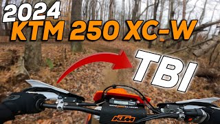 2024 KTM 250 XCW TBI is AWESOME [upl. by Alessandra]