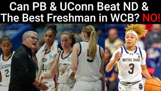 A full Recap of UConn vs Notre Dame  Hannah Hidalgo is a Star  Has Paige been eating off minnows [upl. by Eralcyram]