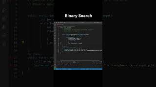 ⭐Binary Search Using JAVA⭐ [upl. by Airtemad737]