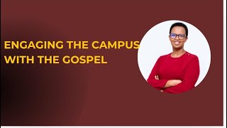 Engaging the campus with the gospel  Hortense Mazimpaka [upl. by Aihtenak]