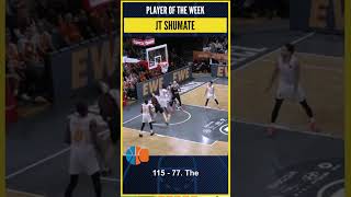 JT Shumate Player of the Week  Czech Republic NBL  Round 11 [upl. by Oric]