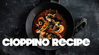 Authentic Cioppino Recipe  Delicious Italian Seafood Stew [upl. by Heim675]