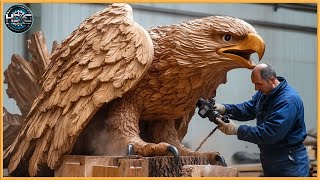 105 Amazing Wood Carving Skills  Wood Lathe  Smart Manufacturing [upl. by Neenwahs]