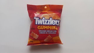 Twizzlers Gummies orange cream pop review [upl. by Acinimod]