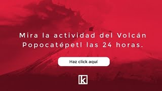 Popocatépetl En vivo Kloeme Cam [upl. by Barabbas]