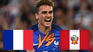 FRANCE VS PEROU 10 COUPE DU MONDE 2018 RESUME [upl. by Attenor97]