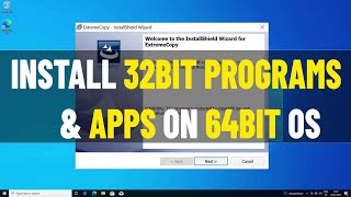 Run 32 Bit Programs amp Applications on 64 Bit Windows 1087  Install Software amp Apps 32bit on 64bit [upl. by Kapor]