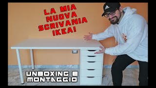 LA MIA NUOVA SCRIVANIA IKEA🔥 📦 UNBOXING E MONTAGGIO COMPLETO  Cyborgamer [upl. by Adnirak145]