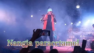 Nangja Paracetamol  Jitupan Bora performing 😱 28th wangala Festival  Saksa comedy [upl. by Lyrac]