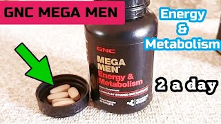 GNC MEGA MEN vitamins for energy revised video version [upl. by Iain]