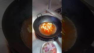 ទុំយុំាគ្រឿងសមុទ្រ Tom Yam Seafood shorts tomyam [upl. by Adiehsar]