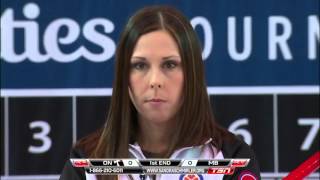 Hanna ON vs Einarson MB  2016 Scotties Tournament of Hearts Draw 5 [upl. by Iba]