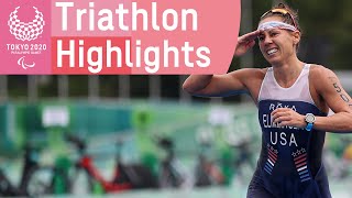 Triathlon Overall Highlights  Tokyo 2020 Paralympic Games [upl. by Anaugahs775]