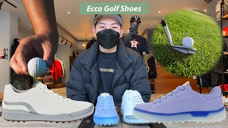 Shoe Village Reviews Ecco Golf Shoes [upl. by Ilwain]